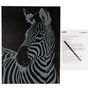 Набор для творчества Скретчинг 30*40 см Животные "Зебра" Гр-765 - фото 69833096