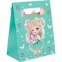 Пакет 15х12х7см с вырубной ручкой, девочка 141V-966 - фото 69837662