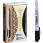 Маркер черный для доски Crown "Multi Marker Super Slim" пулевидный 1мм 207905 - фото 69839506