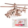 Деревянный Конструктор 3D Вертолет Акула 0151 - фото 69839922