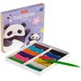 Пластилин 12цв 180 гр. со стеком Плюшевые панды 091885 - фото 69850540