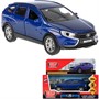 Модель VESTA-CROSS-BU Lada Vesta SW Cross синий Технопарк  в коробке - фото 69860114