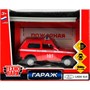 Модель GARAGESMA-20PLFRI-LAD ГАРАЖ ПОЖАРНАЯ ЧАСТЬ 20,5 см, LADA 4x4, крас. Технопарк в коробке /24/ - фото 69860530