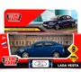 Модель VESTA-12-DBU LADA vesta 11,5 см, двери, темно-синий Технопарк  в кор. - фото 69870460