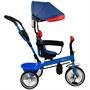 Велосипед трехколесный синий JTRL066-3 колеса ЭВА  10"/8" - фото 69870483