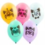 Набор шаров рис. Котики 36см 5шт в уп.  1111-0991  /цена за упак/ - фото 69873295