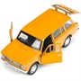 Модель 2102-12-YE-WOD Ваз-2102 12 см, двери, багаж, инер, желтый Технопарк - фото 69876030
