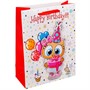 Пакет 18х8,5х24см Happy birthday 141V-587 - фото 69877405