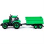 Трактор "Прогресс" с прицепом инерционный зеленый в коробке 91284 П-Е /8/ - фото 69877615
