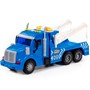 Автомобиль Профи эвакуатор инерционный со светом и звуком синий в коробке 86570 П-Е /8/ - фото 69877760