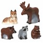 Набор резиновых игрушек Животные тайги и леса В4196/w - фото 69877778