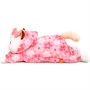 Ли-Ли Кошечка в комбинезоне с принтом "Цветочек" (лежачая) LKl24-003 - фото 69878571