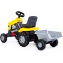 Каталка трактор с педалями "Turbo" (жёлтая) с полуприцепом 89328 П-Е /1/ - фото 69878800