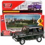 Модель HUNTER-BK UAZ HUNTER черный Технопарк  в коробке - фото 69878926