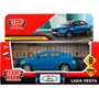 Модель VESTA-12-BU2 LADA vesta 11,5 см, двери, синий Технопарк  в кор. - фото 69879028
