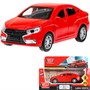 Модель VESTA-12-RD LADA vesta 11,5 см, двери, багаж, красный Технопарк в кор. - фото 69879068