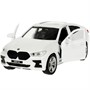 Модель X6-12-WH BMW X6 длина 12 см, двери, багаж, инер, белый Технопарк  в коробке - фото 69879244