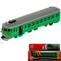 Модель COMTRAIN-19SL-GN ЭЛЕКТРИЧКА длина 19 см, двери, инерц, зеленый Технопарк в коробке - фото 69879250