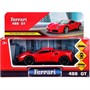 Модель 2210C0139-R3 Ferrary 488 gtb 12 см, двери, багажник, инерция Технопарк  в коробке - фото 69879301