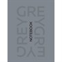 Блокнот 467-0-159-16254-4 в клетку Total Grey. Grey 4 - фото 69880541