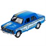 Модель 2106-12SLSRT-BU ВАЗ-2106 Жигули Спорт синий Технопарк в коробке - фото 69881179