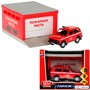 Модель GARAGESMA-20PLFRI-LAD ГАРАЖ ПОЖАРНАЯ ЧАСТЬ 20,5 см, LADA 4x4, крас. Технопарк в коробке /24/ - фото 69881411