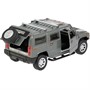 Модель HUM2-12GY Hummer H2 темно-серый Технопарк  в коробке - фото 69883835