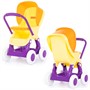 Коляска для кукол прогулочная Anita 4-х колёснаяжёлтая в пакете 95237 - фото 69884236