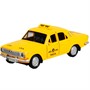 Модель 2401-12TAX-YE ГАЗ-2401 Волга Такси желтый Технопарк в коробке - фото 69887292