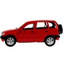 Модель LADANIVA-12-RD LADA NIVA длина 12 см, двери, багаж, инерц, красный Технопарк  в коробке - фото 69888543
