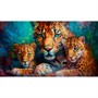 Набор для творчества Алмазная мозаика 30х40 см Семейство леопардов НД-0536 - фото 69889302