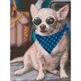 Набор для творчества Алмазная мозаика 30*40 см Стильный чихуахуа Ам-167 LORI - фото 69889353