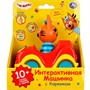 Игрушка на батарейках Машинка с фигуркой Коржика ТРИ КОТА 10 + песен, стихов и фраз HT1372-R - фото 69889632