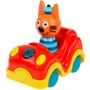 Игрушка на батарейках Машинка с фигуркой Коржика ТРИ КОТА 10 + песен, стихов и фраз HT1372-R - фото 69889633