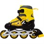 Ролики Dvizhok р. L 38-41 раздвиж., свет 1 колеса, черно-желтый 141V-670-3 - фото 69891435