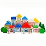 Деревянный конструктор Веселый Городок 56дет 7678-1 - фото 69894009