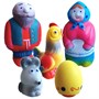 Набор резиновых игрушек Курочка Ряба и золотое яичко СИ-725 - фото 69894098