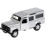 Модель DEFENDER-SL LAND ROVER DEFENDER серебристый Технопарк  в коробке - фото 69894350