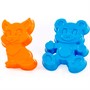 Формочки 2шт /котенок+медведь/ П-Е /27/ - фото 69894633