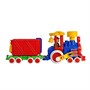 Паровозик Ромашка Детский сад с одним вагоном С-118-Ф /8/ - фото 69894914