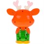 Игрушка на батарейках Обучающий оленёнок КУКУТИКИ 50 песен,стихов,звуков.трещотка HT581-R - фото 69895770