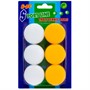 Мяч для настольного тенниса 6шт 141V-255 - фото 69896066