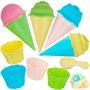 Песочный набор КРОКОТАМ Мороженое 13 предметов пастель ПН-7П /35/ - фото 69896385