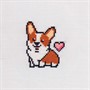 Набор для творчества Вышивка Корги в конверте 05257 - фото 69896523