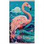 Набор для творчества Алмазное панно на подвесе. Небесный фламинго. 30*50см 08396 - фото 69896590