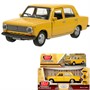 Модель 2101-12-YE ВАЗ-2101 длина 12 см, двери, багаж, инерц, желтый Технопарк - фото 69897018