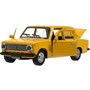 Модель 2101-12-YE ВАЗ-2101 длина 12 см, двери, багаж, инерц, желтый Технопарк - фото 69897022