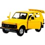 Модель LADA4X4-12-YE LADA 4х4 12 см, двери, багаж, инерц,  желтый Технопарк  в кор. - фото 69897032