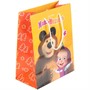 Пакет Чудо праздник глянцевый Маша и Медведь m PM-127511-MB - фото 69898029