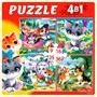 Пазл 4 в 1 9,16, 25, 36 эл. Домашние любимцы П-7584 - фото 69898513